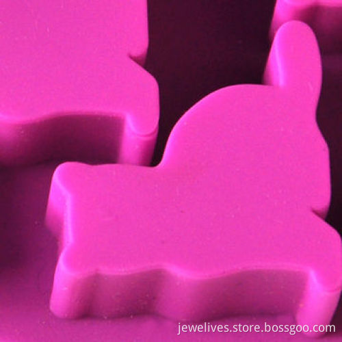 Fancy shape silicone ice cube tray